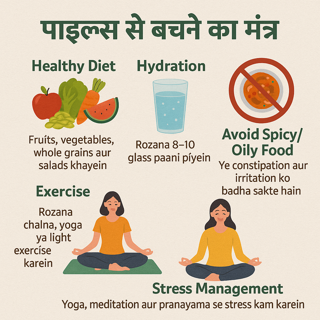 Ayurvedic Therapies: Kuch Unique Treatments Kshara Sutra: Ek medicated thread hai, jo piles ki tissue ko naturally shrink karne mein madad karta hai. Ye procedure painless aur effective hai. Basti Therapy: Medicated enema se intestines clean hote hain aur constipation door hoti hai. Panchakarma: Body ko detox karna aur digestion sudharna piles se raahat pane ka ek asardar tareeka hai.