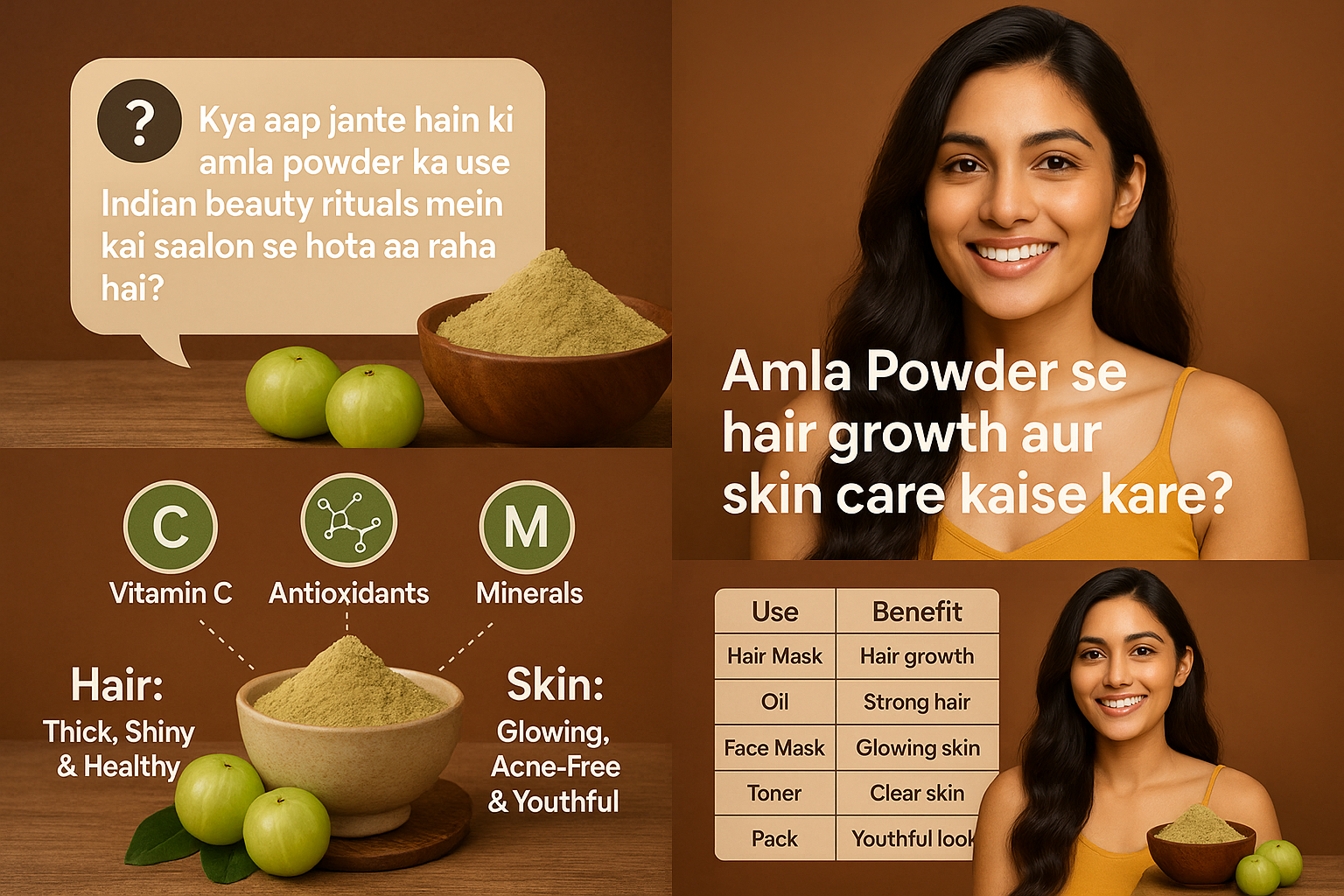 Amla Powder: Hair Growth Aur Skin Care Ka Ayurvedic Powerhouse!