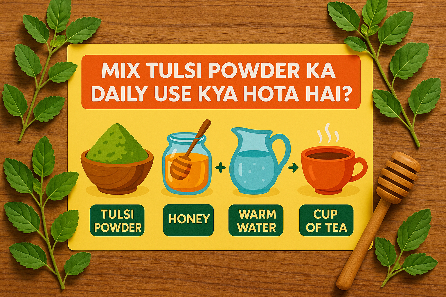 Mix Tulsi powder ka daily use kya hota hai