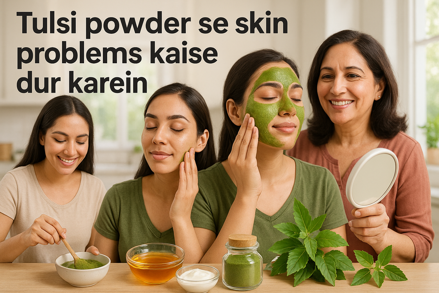 Tulsi Powder Se Skin Problems Kaise Dur Karein