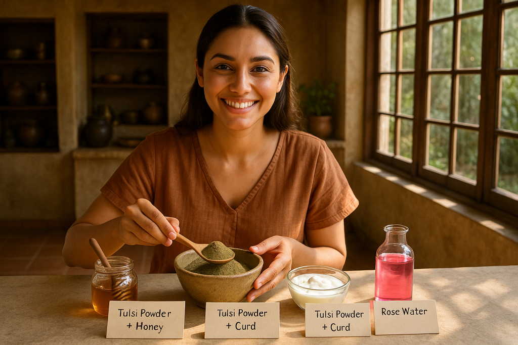 Tulsi Powder Se Skin Problems Kaise Dur Karein