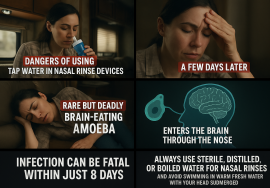 Sirf 8 din mein maut! Nasal rinse device se hui deadly infection