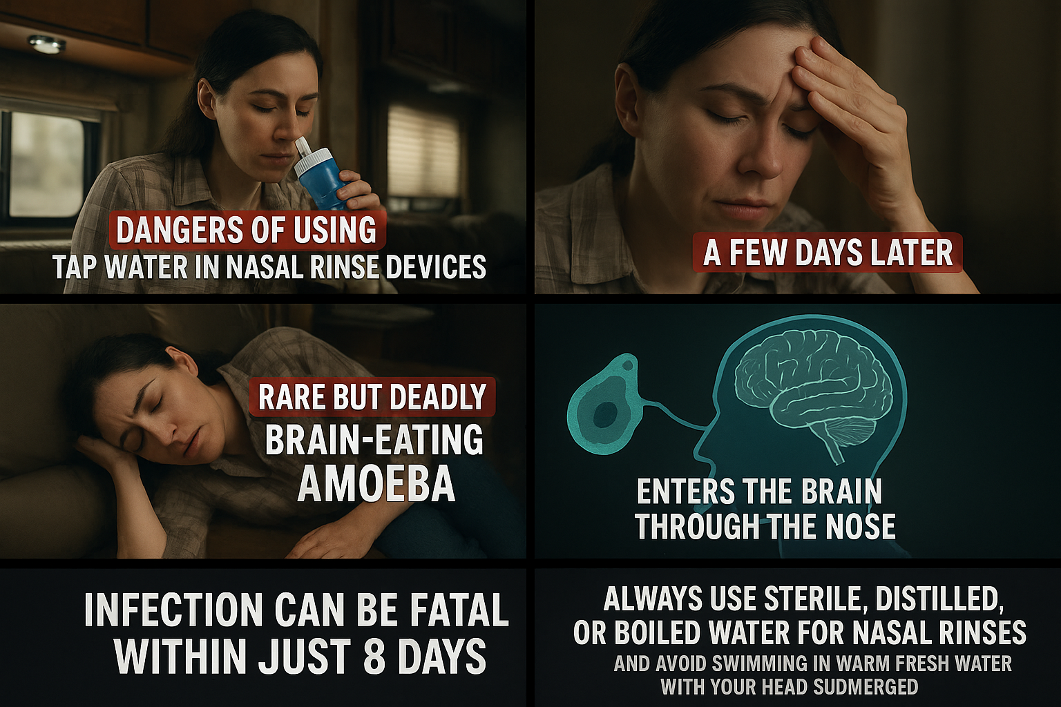 Sirf 8 din mein maut! Nasal rinse device se hui deadly infection