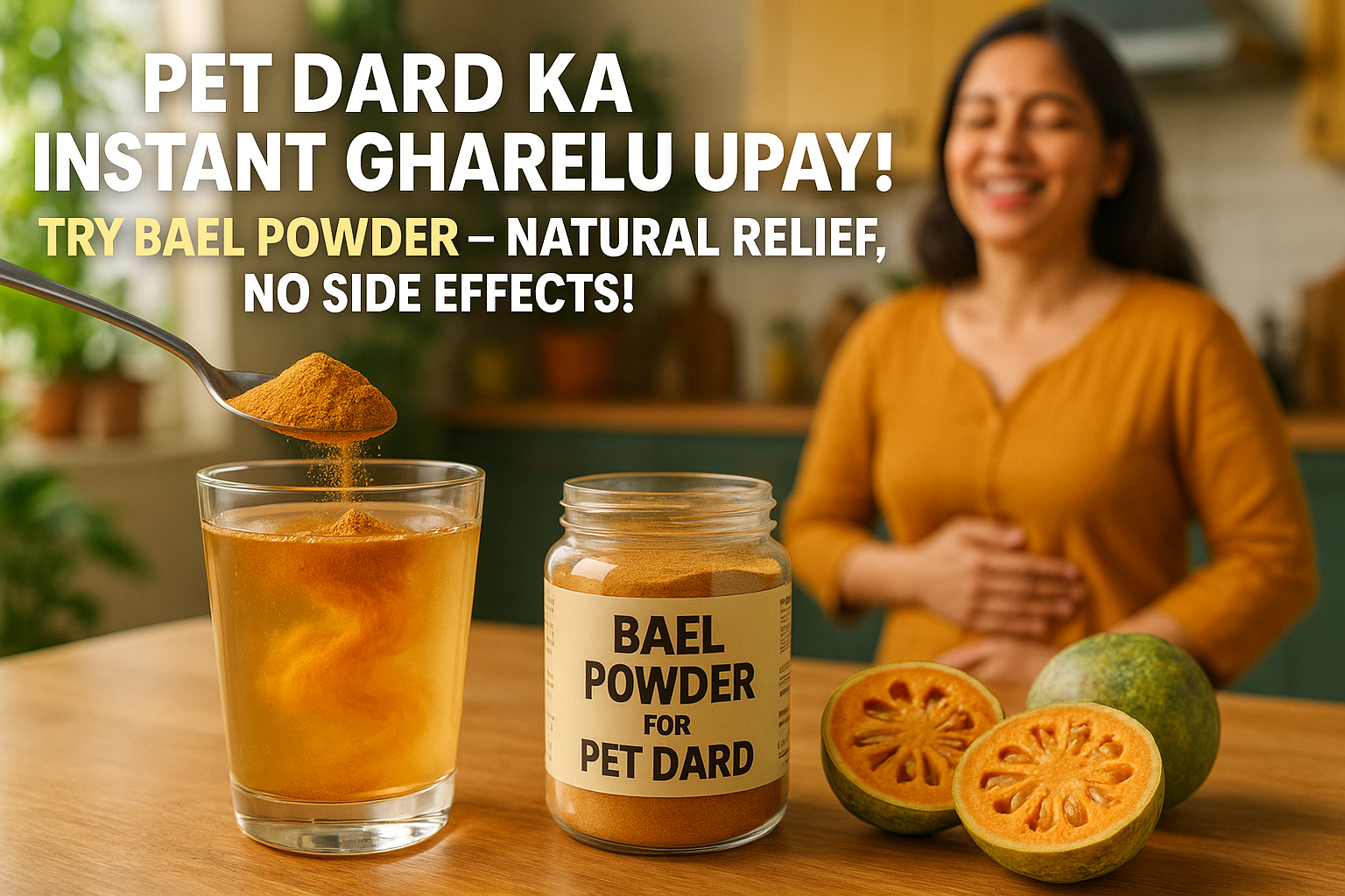 Bael Powder Ka Istemal Kaise Karein Pet Dard Ke Liye?