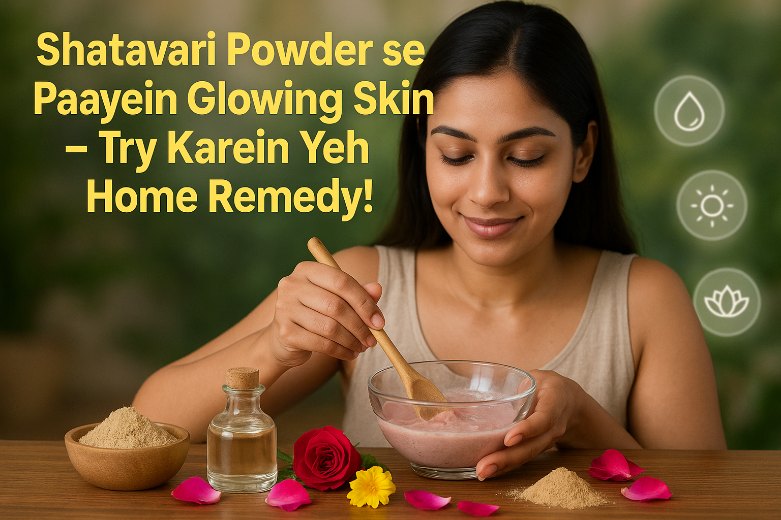 Skin glow ke liye shatavari powder kaise lein, koi home remedy?