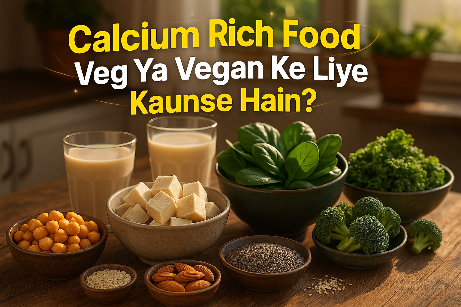 Calcium Rich Food Veg Ya Vegan Ke Liye Kaunse Hain?