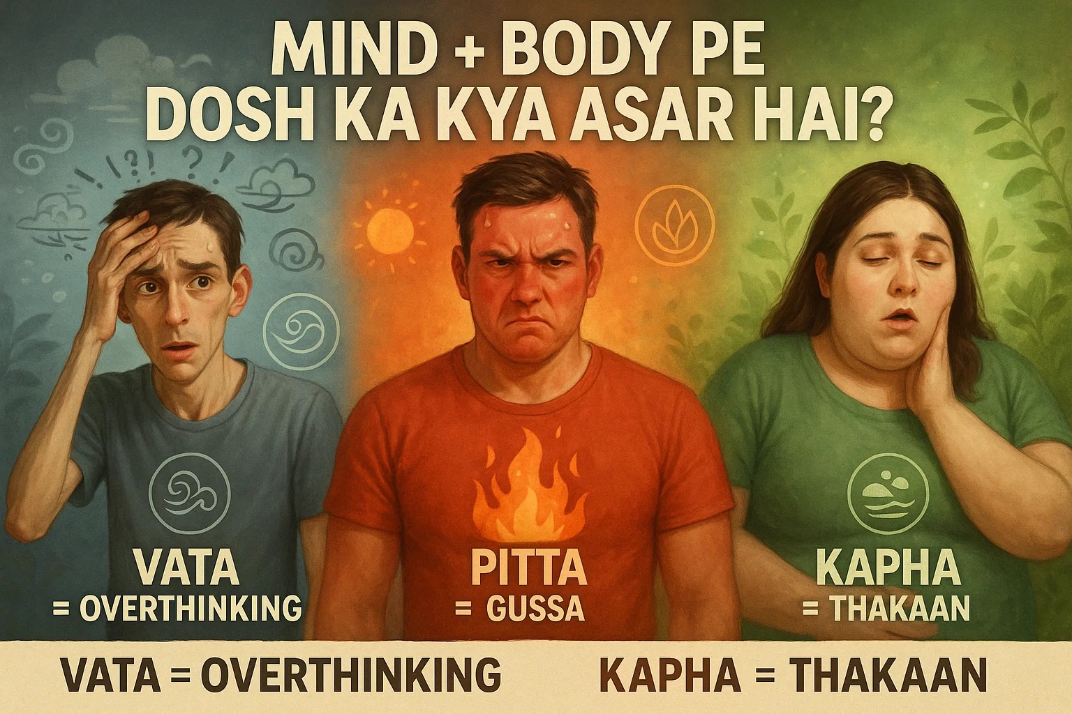 वात, पित्त, कफ