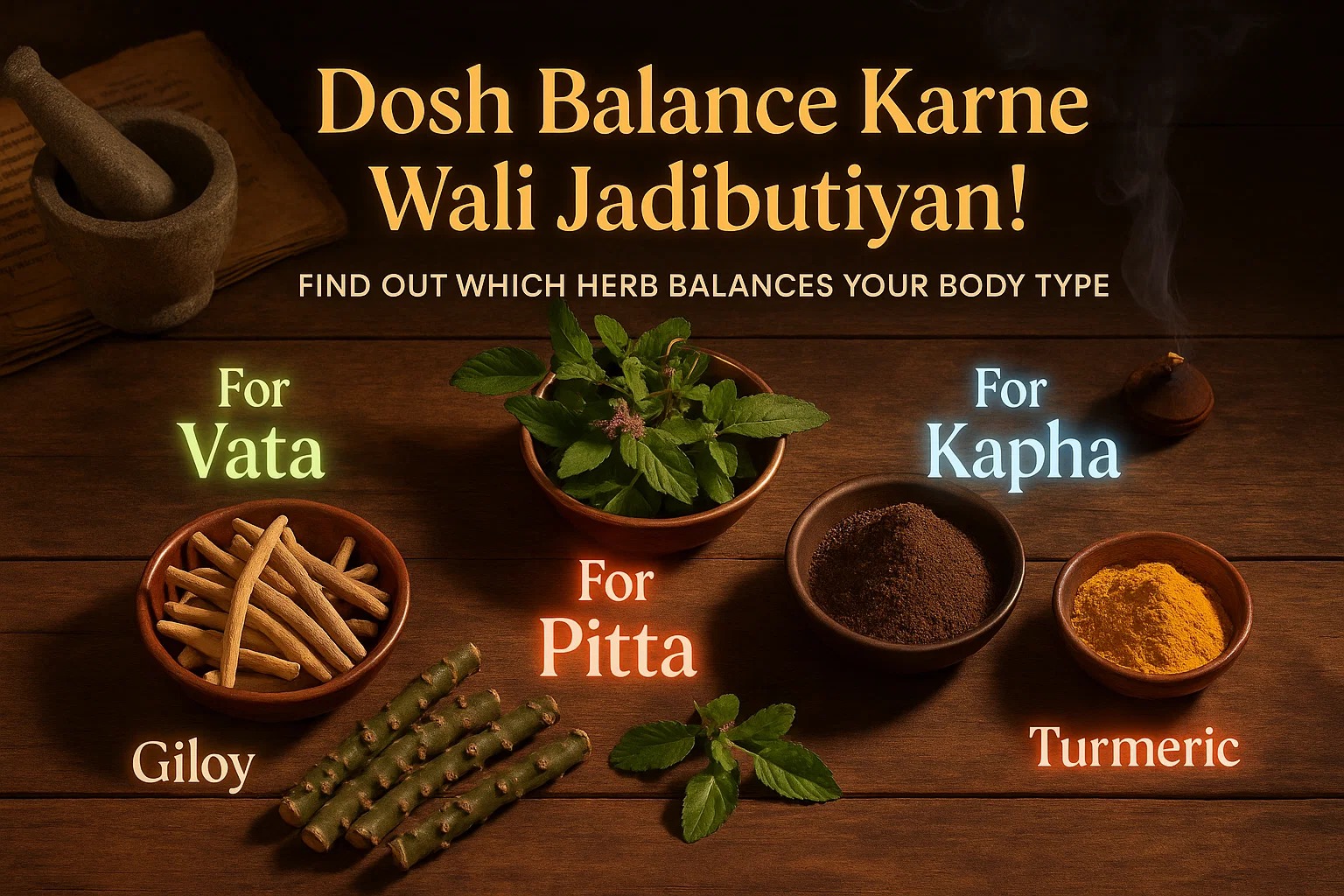 आयुर्वेदिक जड़ी-बूटियाँ जो दोष संतुलन में सहायक हैं