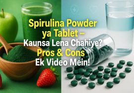 Spirulina powder ya tablet