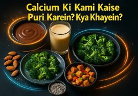 Calcium Ki Kami Kyon Hoti Hai? Calcium ki kami aksar galat diet, vitamin D ki kami, digestion problems, ya kuch medical conditions ki wajah se hoti hai. Isse haddiyan kamzor ho sakti hain, daant jaldi kharab ho sakte hain, aur muscle cramps ya fatigue bhi mehsoos ho sakti hai.