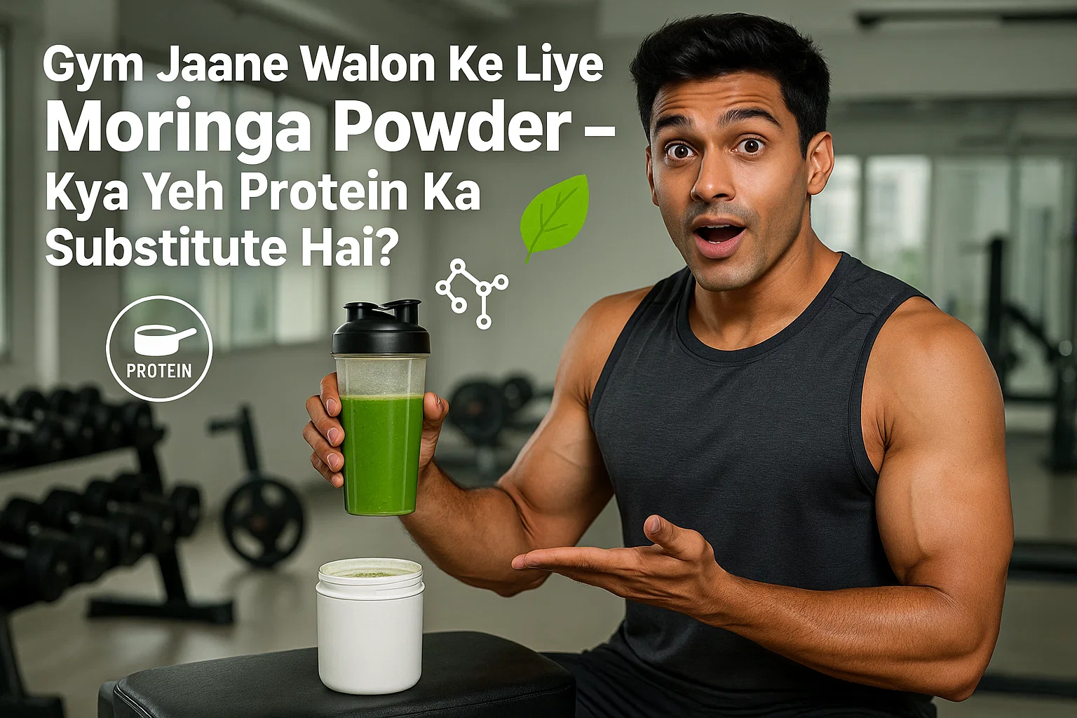 Gym Jaane Walon Ke Liye Moringa Powder – Kya Yeh Protein Ka Substitute Hai?