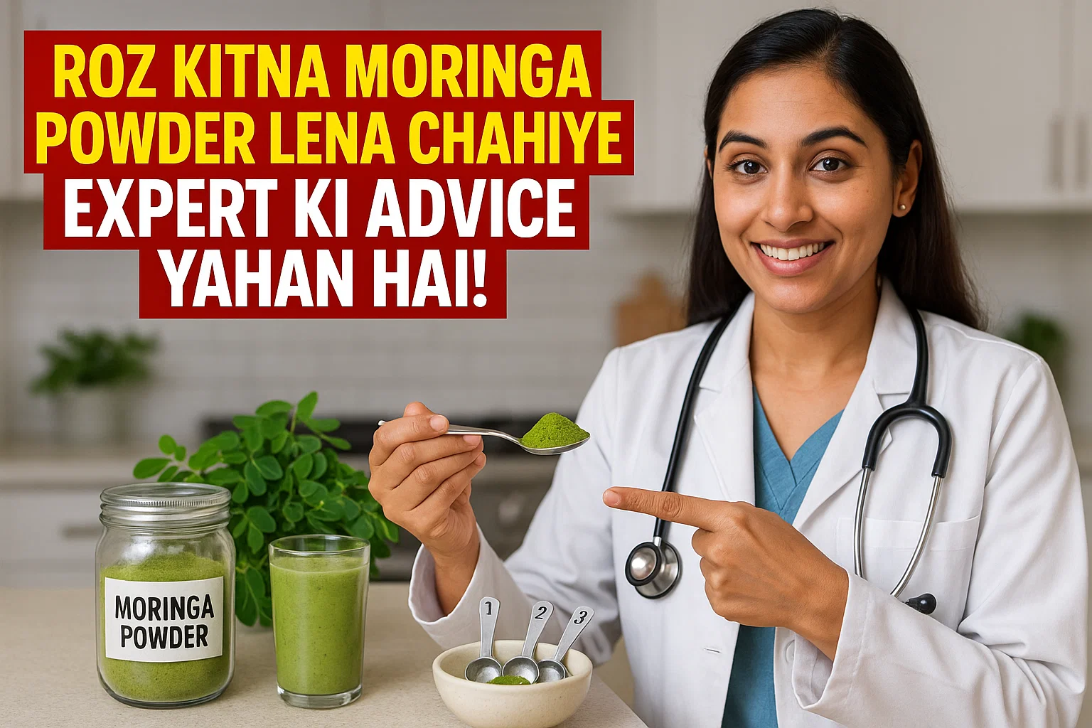 Roz Kitna Moringa Powder Lena Chahiye? Expert Ki Advice Yahan Hai!