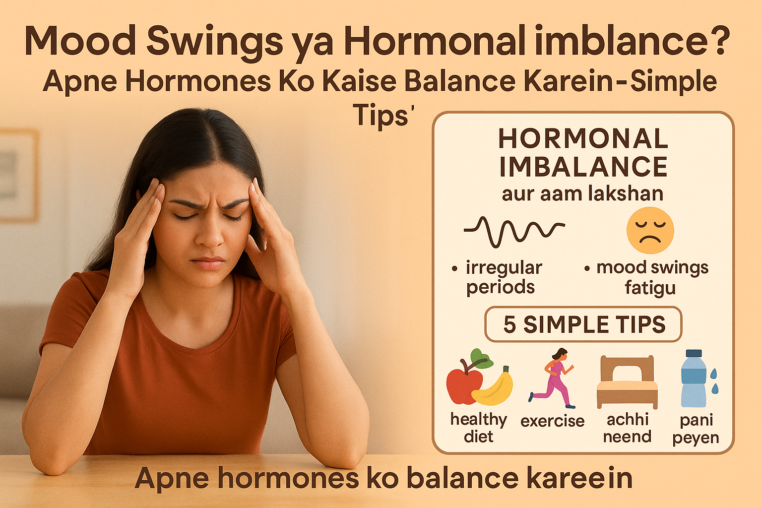 Mood Swings Ya Hormonal Imbalance Apne Hormones Ko Kaise Balance Karein Simple Tips!