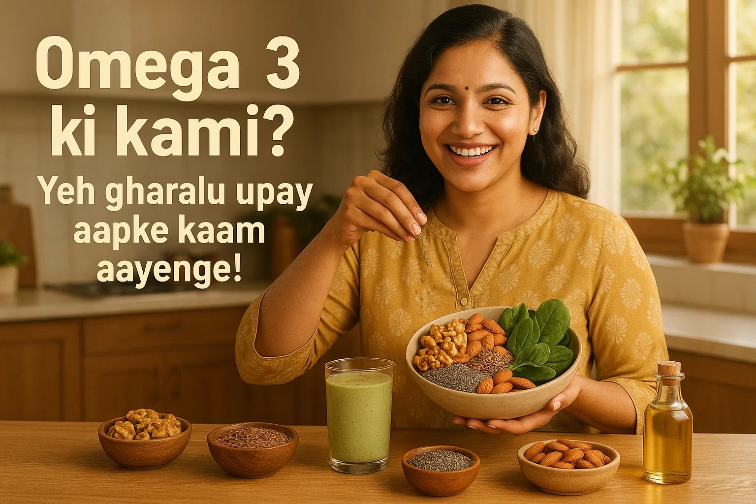 Omega 3 ki kami Yeh gharalu upay aapke kaam aayenge!