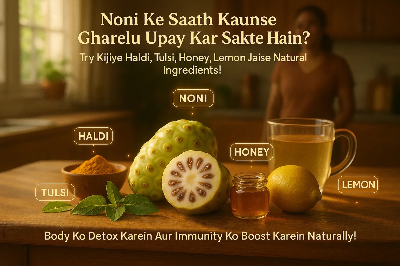 Noni ke sath kaunse gharelu upay kar sakte hain