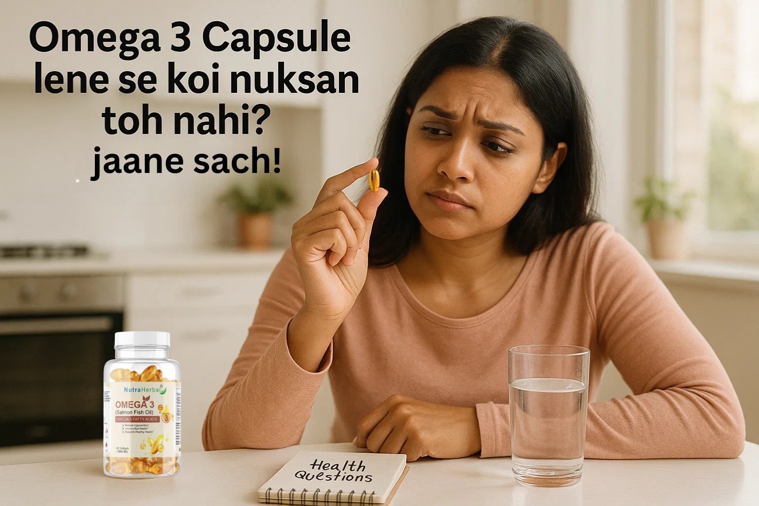 Omega 3 Capsule lene se koi nuksan toh nahi Jaanein sach