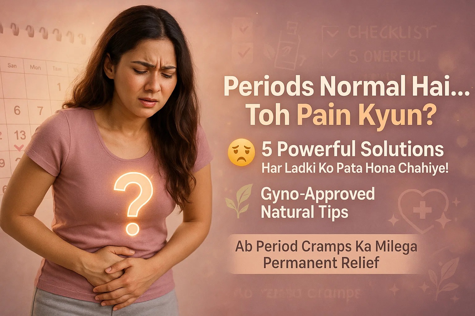 Periods Normal Hai, Par Pain Kyun Yeh 5 Solutions Har Ladki Ko Pata Hone Chahiye!