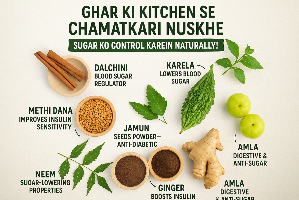 Ghar Ki Kitchen Se Chamatkari Nuskhe – Sugar Ko Control Karein Naturally!