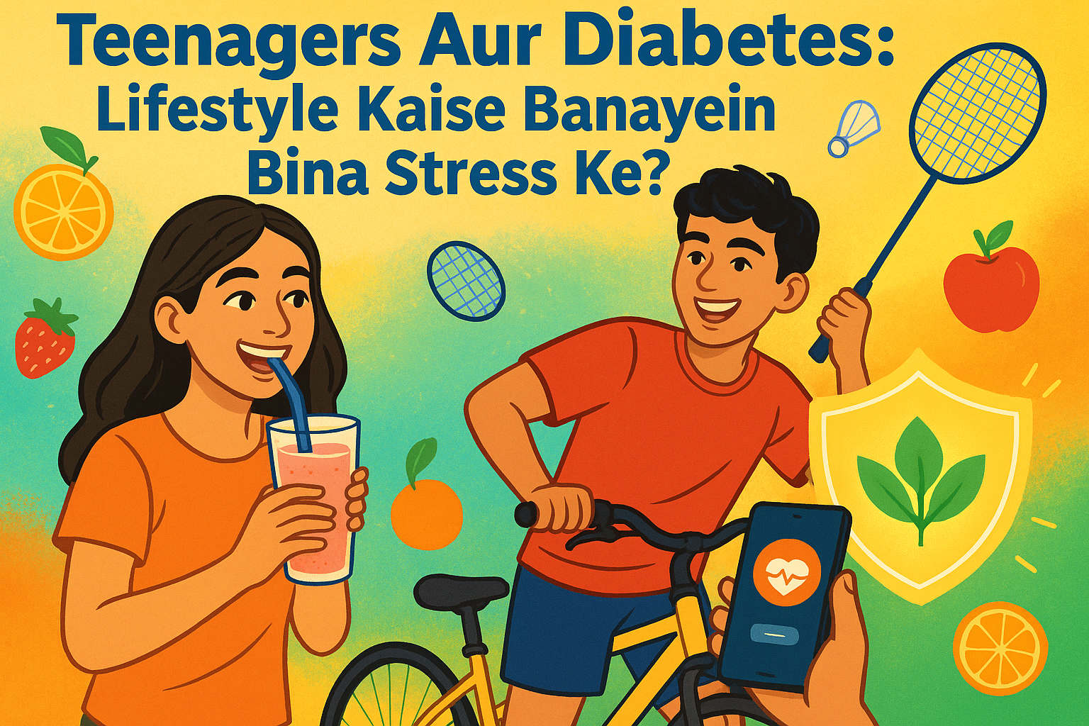 Teenagers Aur Diabetes: Lifestyle Kaise Banayein Bina Stress Ke?