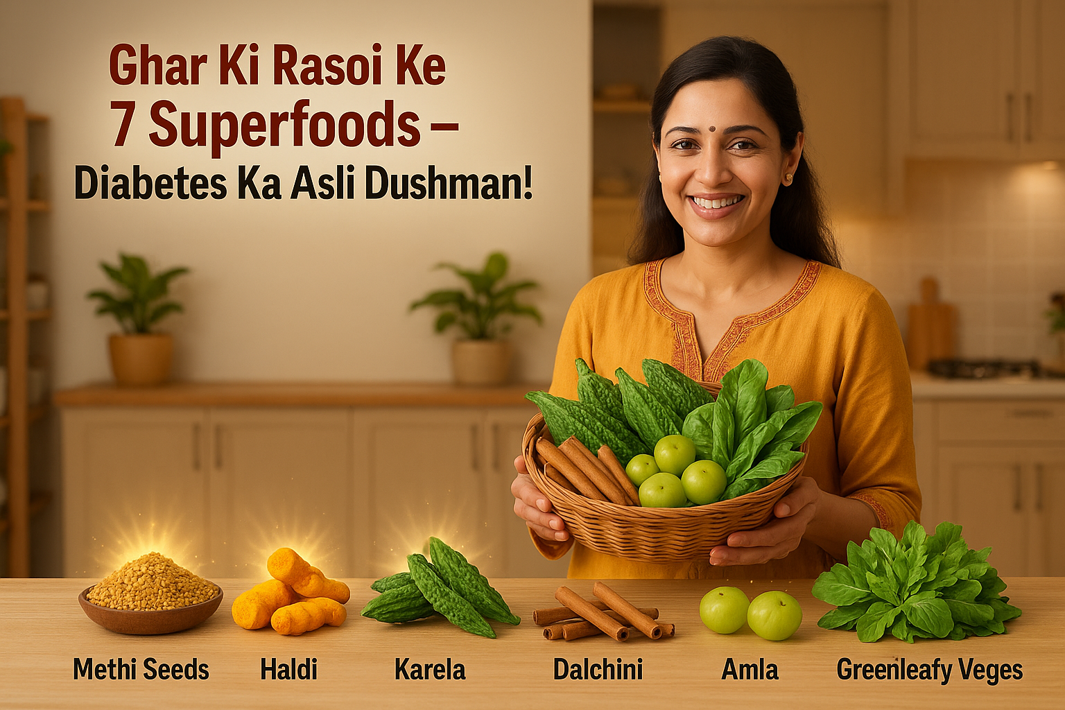 Ghar Ki Rasoi Se 7 Superfoods Jo Karein Diabetes Ka Dushman!