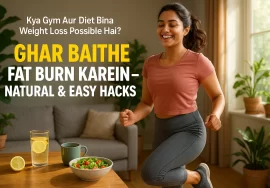 Kya Gym Aur Diet Bina Weight Loss Sach Mein Possible Hai? Ghar Baithe Karein