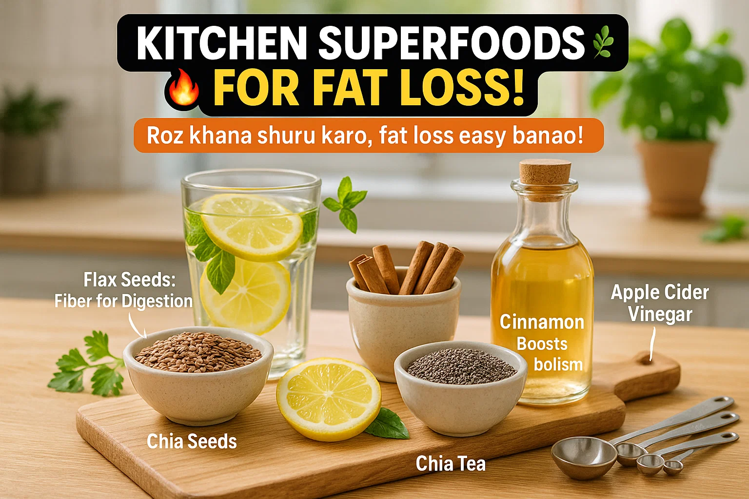 Kitchen Superfoods For Fat Loss: Yeh Ingredients Roz Khana Shuru Karo